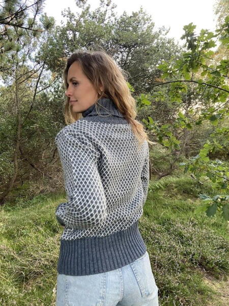 Liv sweater / Silver Blue/ Fuza Wool