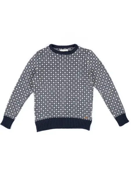 Bjorn sweater / Midnight Blue/  Fuza Wool