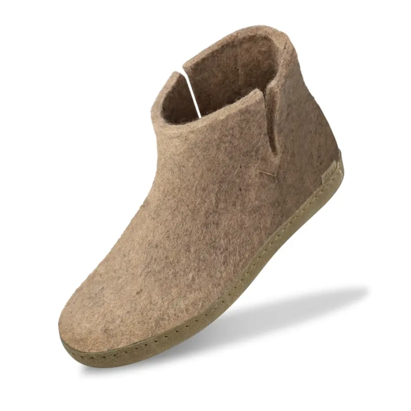 Støvle med skindsål / Sand / Glerups