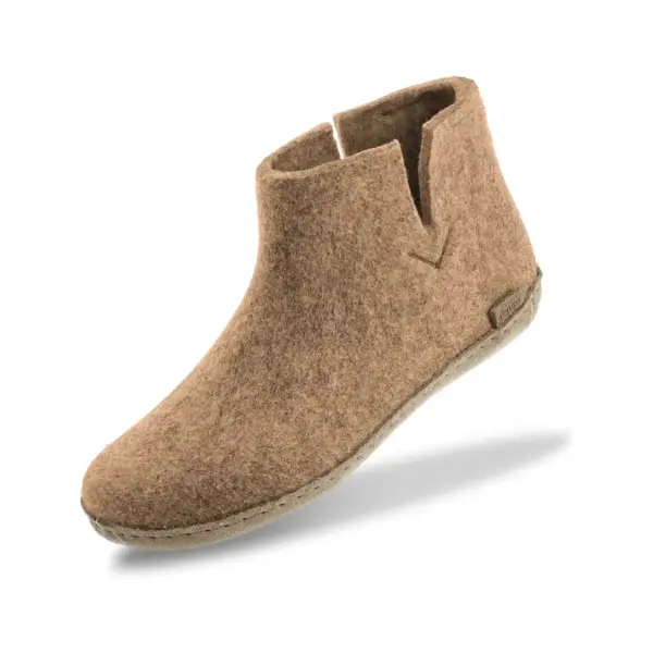Støvle med skindsål / Sand / Glerups