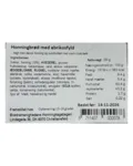 Honningbrød med abrikosfyld – varedeklaration (bagside)