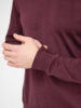 Pullover O Neck /100% Fine Merino Uld / Burgendy / Clipper