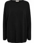 Stella sort - Gorridsen – onesize strik med uld og cashmere