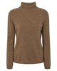 Apollon Turtle i cashmere og merino – lun luksus med høj hals - cacao