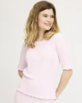 Diva Bluse / 100% Økologisk Gots bomuld / Rosa