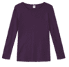 Merinould Trøje / Aubergine /  By Basic