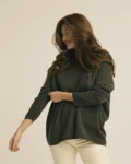 Stella olive - Gorridsen – onesize strik med uld og cashmere