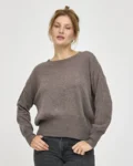Lana Blouse 100% Supersoft merino - Cacao