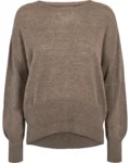 Lana Blouse 100% Supersoft merino - Cacao