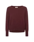 Lana Blouse 100% Supersoft merino - Burgundy