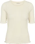 Diva Bluse / 100% Økologisk GOTS bomuld / Milk