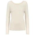 Pamina Bluse/ 100% Extrafine merino/ Ivory / Gorridsen Design