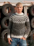 28-1 Vetur Strikkeopskrift sweater i Plötulopi (pladegarn) PDF