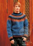 29-21 Tíglar Strikkeopskrift sweater i Álafoss lopi PDF
