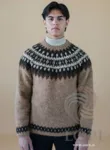Gratis opskrift – Kastali - klassisk 42-9 sweater i Léttlopi