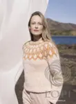 43-14 Mar Strikkeopskrift sweater i Plötulopi (pladegarn) og Einband PDF