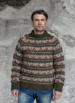 44-12 Nostalgía Strikkeopskrift sweater i Léttlopi trykt