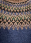 45-8 Skuggsjá Strikkeopskrift sweater i Fjallalopi (engelsk) trykt