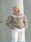 Gratis opskrift – Einblöðungur 92-05 sweater og cardigan i Álafoss lopi (islandsk)