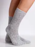 Angora &  lammeuld sokker / Grå / VARMA