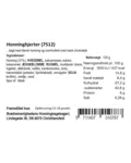 Honninghjerter – varedeklaration (bagside)