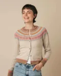 Alpine Short Cardigan Éribe – Winter Romance – billede 2