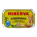 Minerva – Sardiner i olivenolie med citron – 120 g