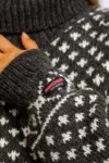 Islænder sweater -klassisk med rullekrave - koksgrå