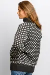 Islænder sweater -klassisk med rullekrave - koksgrå
