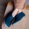 Sko med skindsål / Denim / Glerups