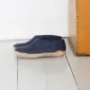 Sko med skindsål / Denim / Glerups