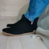 Støvle med skindsål / Koksgrå / Glerups