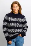 Nordisk Uldsweater / Slim fit / Navy
