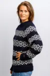 Nordisk Uldsweater / Slim fit / Navy