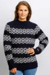 Nordisk Uldsweater / Slim fit / Navy