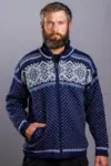 Windstopper jakke / Kamgarn med Proline-foer / Blå