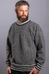 Færøsk sweater / Rund hals / Koksgrå / Norwool