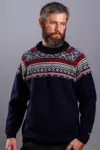 Norsk sweater / Setesdal / Mørkeblå / Norwool