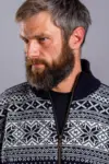 Norsk cardigan / Lynlås / Mørkeblå