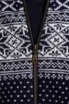 Norsk cardigan / Lynlås / Mørkeblå