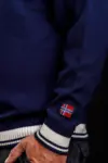 Norsk sweater / Merino kamgarn / Mørkeblå / Arctic Circle