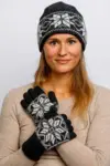 Strik handsker /  Nordstjerne  / Koksgrå / VARMA