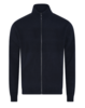 Sømandstrøje/ Saltum Cardigan Stand up Collar/ Zip/Navy/ Clipper