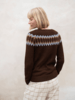 Alpaka uldsweater / Chocolate / Serendipity