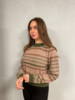 Wool Alpaka Mix Stripe sweater/  / Serendipity