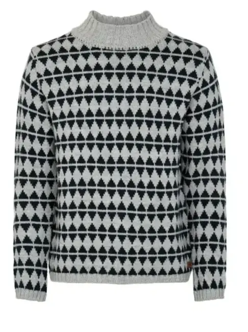 Amager Sweater/ Silver Grey/ Fuza Wool