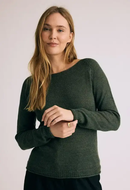 Gorridsen Bluse Afrodite – Moss Green