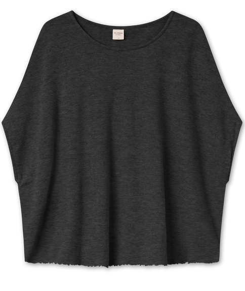 Top med extra vidde / Anthracite Melange  / By basic