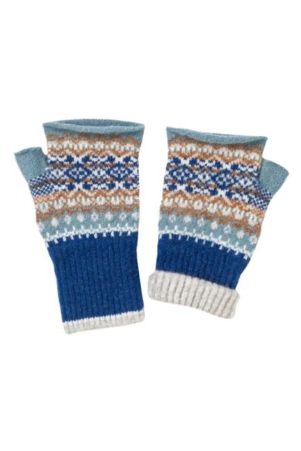 Éribe Alloa Open Mitt – Dew| Halvhandsker i 100 % merinould