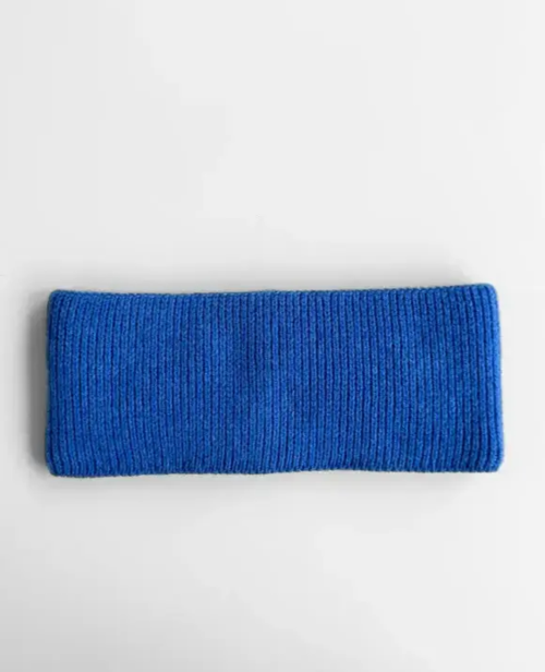 Pandebånd / 100% blød uld / Klar blå strik / VARMA
